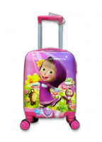 Чемодан детский пластиковый Маша и медведь
