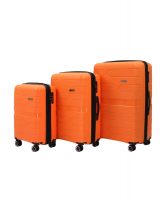 Чемодан - Pride PP204 оранжевый комплект 3 шт