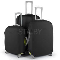 Чехол для чемодана "Сияние" S эластичный черный