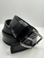 Ремень брючный НП35ММ102 2шитый, черный