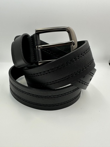 Ремень джинсовый 40ДЖЭК103, черный