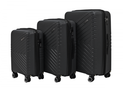 Чемодан - Pride PP202 черный L (большой)