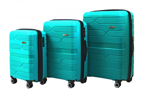 Чемодан - Pride PP204 бирюзовый S+ (малый+)