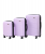Чемодан - Pride PP201 сиреневый комплект 3 шт