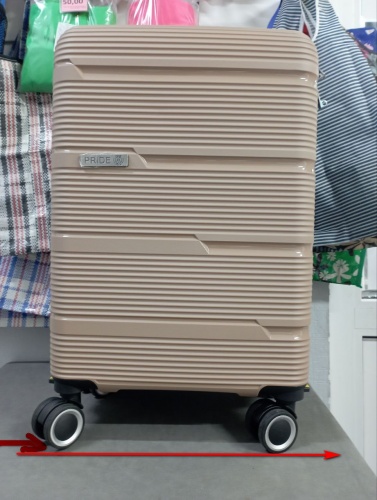 Чемодан - Pride PP203 капучино S (малый) УЦЕНКА