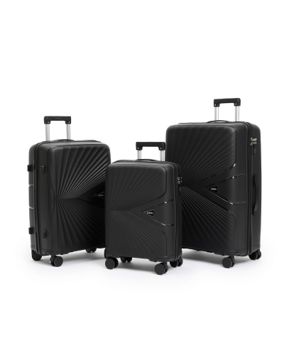 Чемодан - Maleta PP-53 черный S (малый)