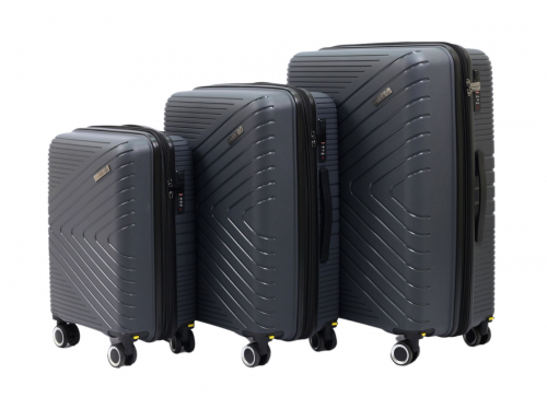 Чемодан - Pride PP202 серый S (малый)