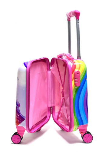 Чемодан детский пластиковый Барби на вечеринке