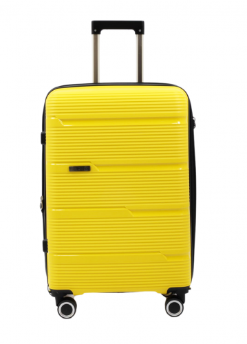 Чемодан - Pride PP203 желтый M (средний)