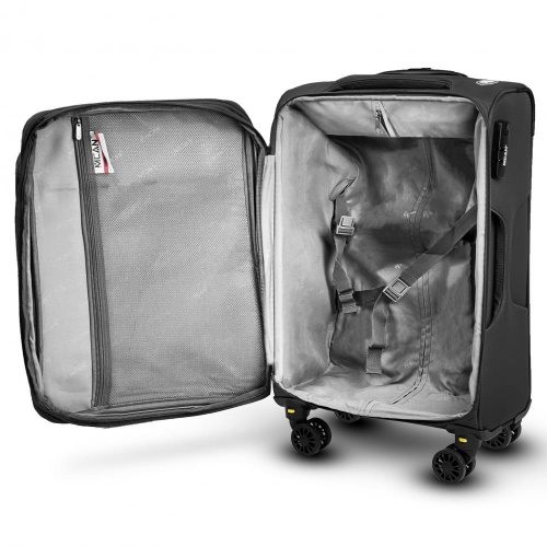 Чемодан MIRONPAN 50127 черный L (большой)