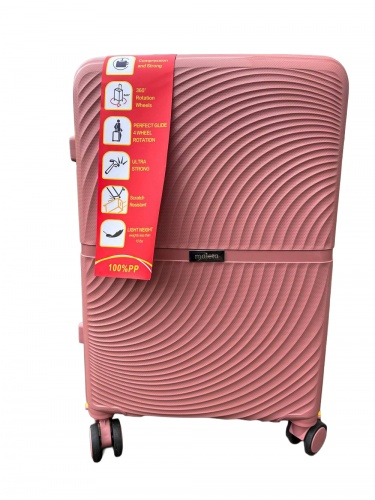 Чемодан - Maleta PP-508 пудровый M (средний)