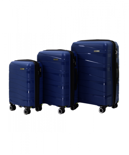 Чемодан - Pride PP201 синий L (большой)