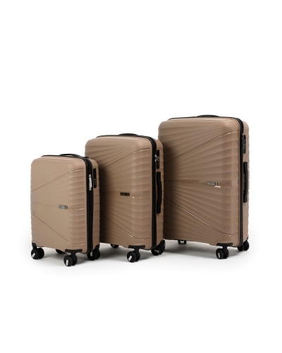 Чемодан - Pride PP9702 кофейный S (малый)