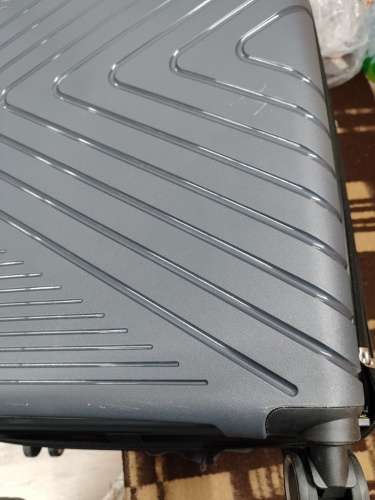 Чемодан - Pride PP202 серый L (большой) УЦЕНКА