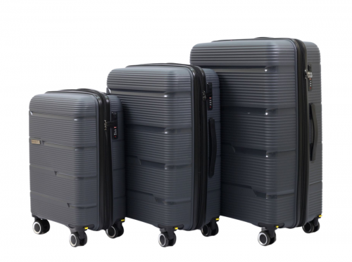 Чемодан - Pride PP203 серый S (малый)