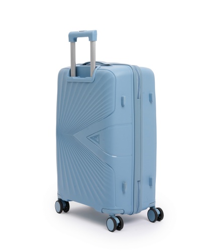 Чемодан - Maleta PP-53 серо-голубой L (большой)
