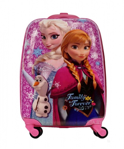 Чемодан детский пластиковый Холодное сердце. Вместе навсегда
