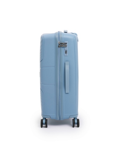 Чемодан - Maleta PP-53 серо-голубой L (большой)
