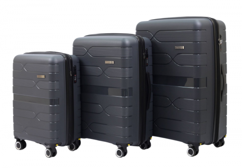 Чемодан - Pride PP204 серый S+ (малый+)