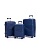 Чемодан - Maleta PP-53 синий комплект 3 шт