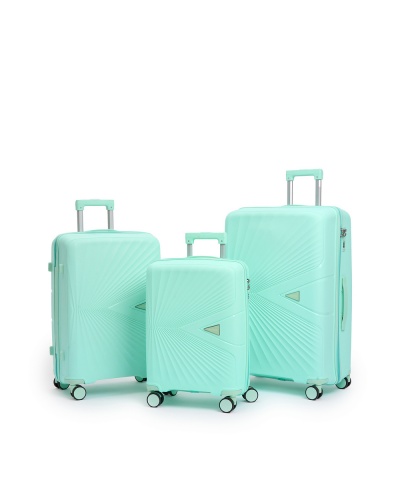 Чемодан - Maleta PP-53 мятный комплект 3 шт