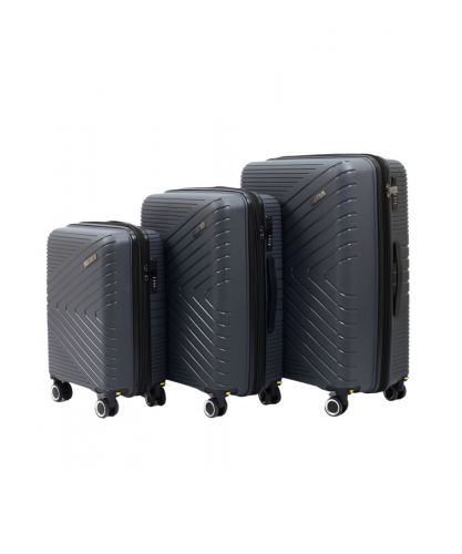 Чемодан - Pride PP202 серый L (большой) УЦЕНКА