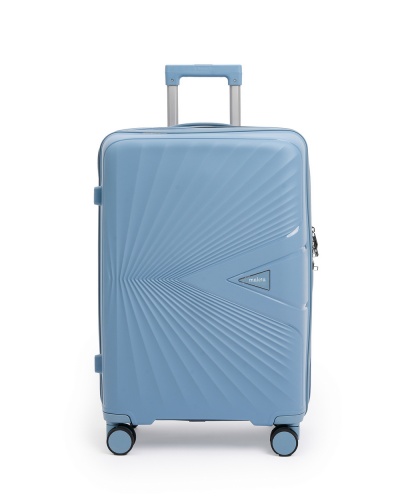 Чемодан - Maleta PP-53 серо-голубой комплект 3 шт