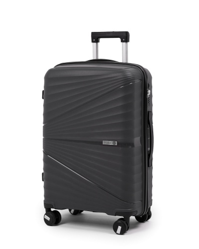 Чемодан - Pride PP9702 темно-серый M (средний)