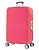 Чехол для чемодана "Сияние" L эластичный розовый