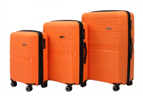 Чемодан - Pride PP204 оранжевый M+ (средний+)