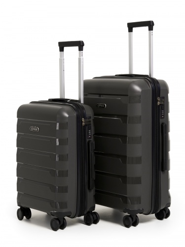 Чемодан - Pride PP9602 серый S (малый)