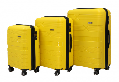 Чемодан - Pride PP204 желтый S+ (малый+)