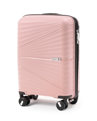 Чемодан - Pride PP9702 кремовый S (малый)