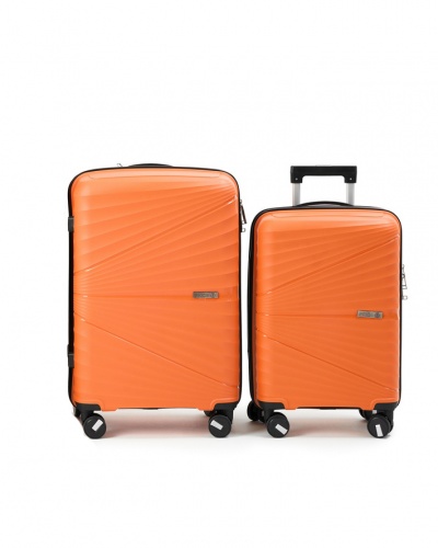 Чемодан - Pride PP9702 оранжевый комплект 2 шт