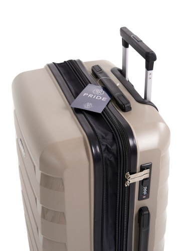 Чемодан - Pride PP9602 персиковый S (малый)