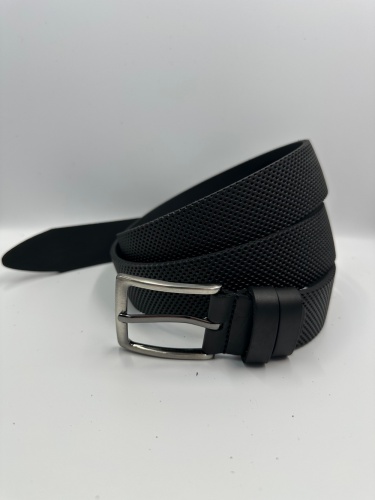 Ремень мужской брючный л35 -1 дождь, черный 