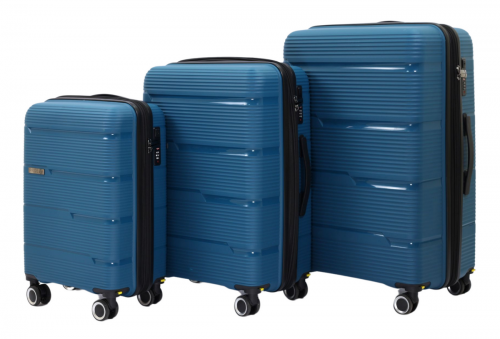 Чемодан - Pride PP203 синий, морская волна S (малый)