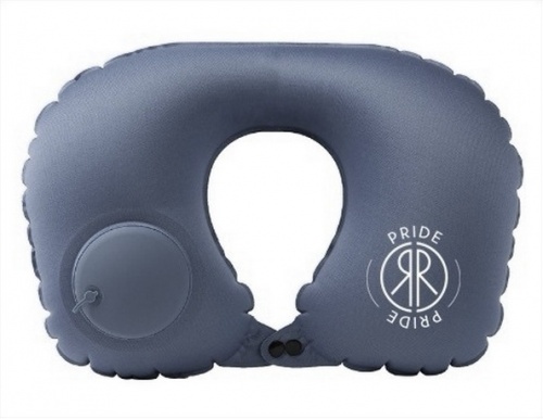 Подушка надувная дорожная PRIDE серый