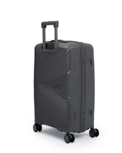 Чемодан - Maleta PP-53 темно-серый комплект 3 шт