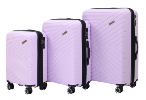 Чемодан - Pride PP202 сиреневый M (средний)