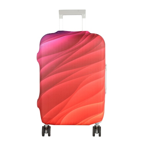 Чехол для чемодана эластичный красный Абстракция S малый 