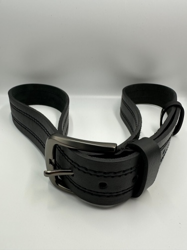 Ремень джинсовый 40ДЖЭК103, черный