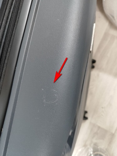 Чемодан - Pride PP201 серый M (средний) УЦЕНКА