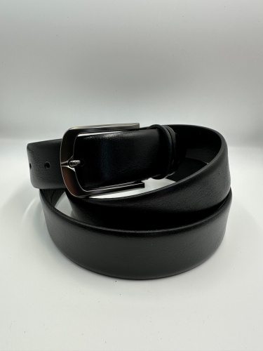 Ремень мужской брючный 35Д-ИСП100 мерия глосс, черный 