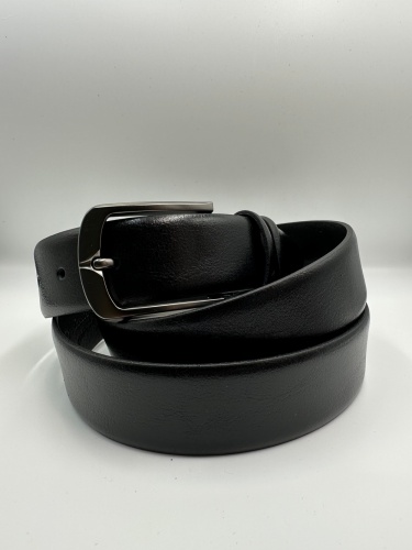 Ремень мужской брючный 35Д-ИСП100 мерия глосс, черный 