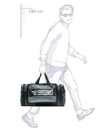 Сумка С004 52х28х23 см, 32 л. черно-синий