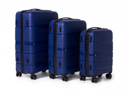 Чемодан - Pride PP9802 синий L (большой)