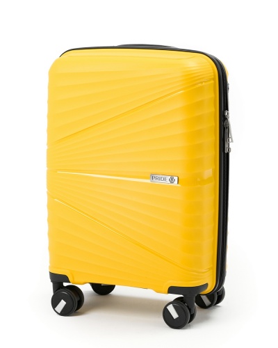 Чемодан - Pride PP9702 желтый S (малый)