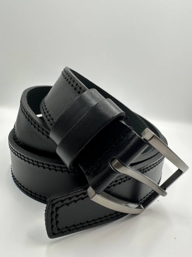 Ремень брючный НП35ММ102 2шитый, черный