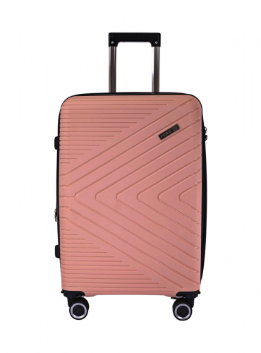 Чемодан - Pride PP202 пудровый комплект 3 шт